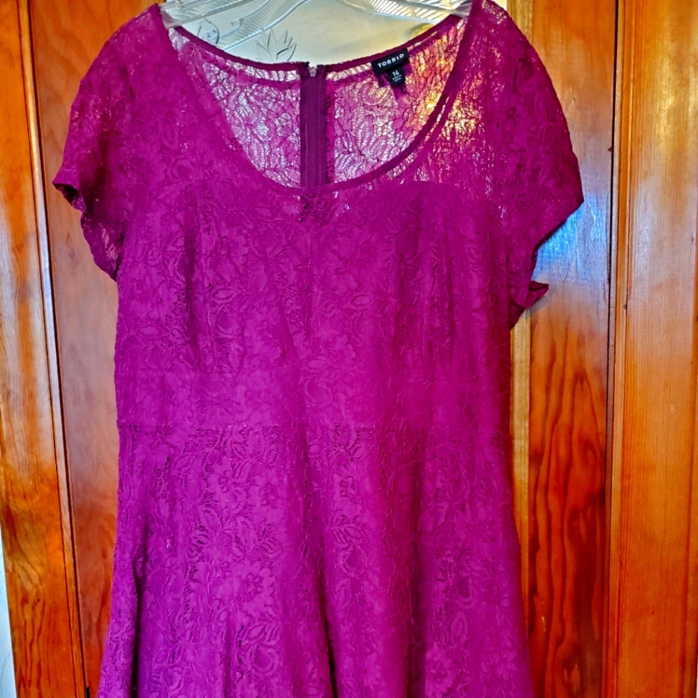 Torrid Lace Sweetheart Dress
